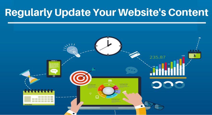 Regularly Update Your website's content