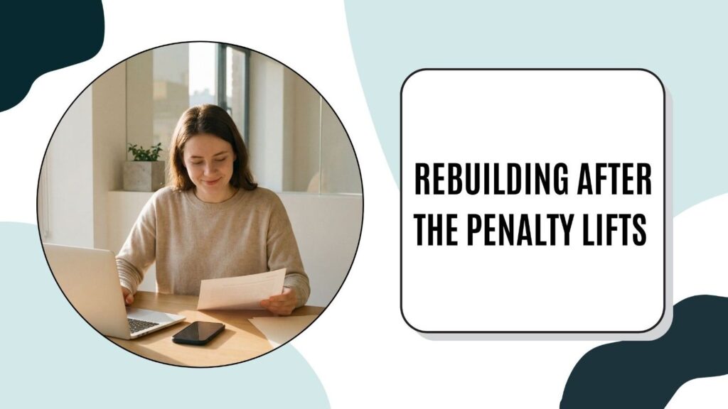 Rebuilding after the penalty lifts