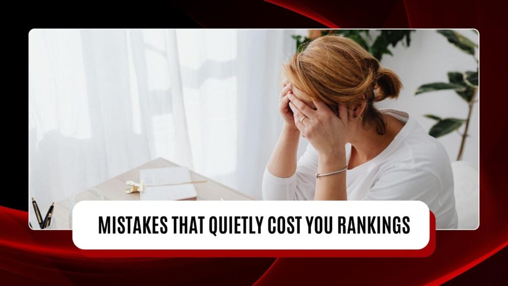 Mistakes that Quietly Cost You Rankings