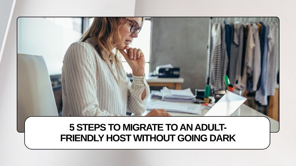 5 Steps to Migrate to an Adult-Friendly Host Without Going Dark